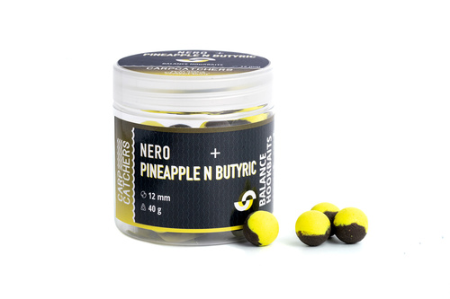 Carp Catchers Balanced Hookbaits Nero + Pineapple N Butyric 12mm 40g