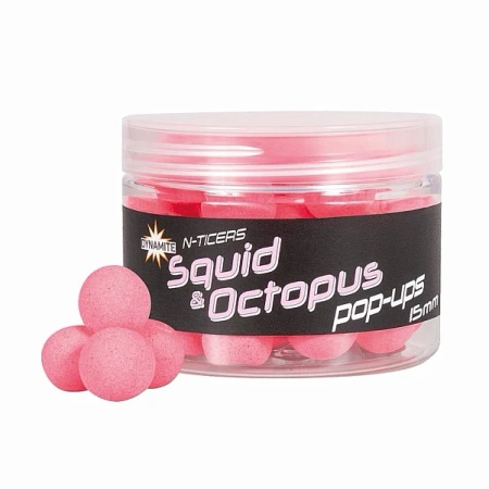 Dynamite Baits N-Ticers Squid & Octopus Pop Ups 15mm