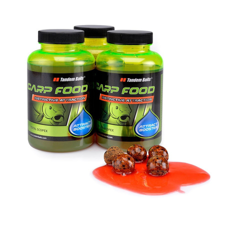 Tandem Baits Carp Food Attract Booster Czarny Halibut 300ml