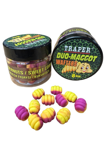 Traper Duo Color Maggot Wafters Orzech Tygrysi Kukurydza 8mm