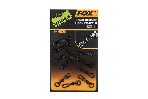 Fox Edges Kwik Change Hook Swivels size 11