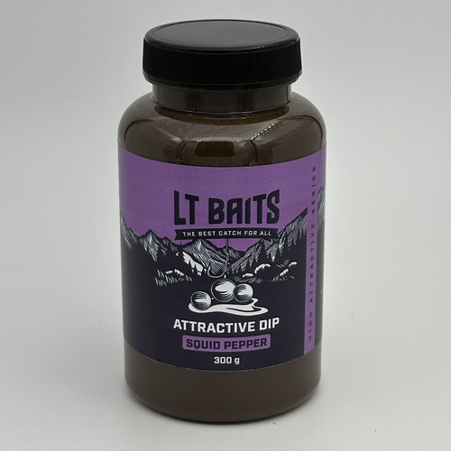 LT Baits Attractive Dip Squid Pepper 300gr