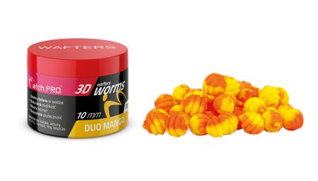 MatchPro 3D Worms Wafters Duo Mango 10mm 25g