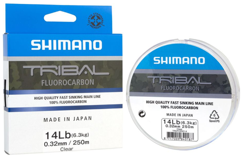 Shimano Tribal Carp Fluorocarbon 250m 14lb Clear