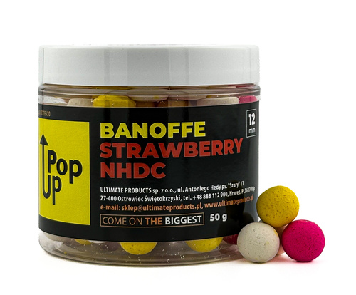 Ultimate Products Banofee Strawberry NHDC Pop Up 12mm