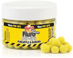 Dynamite Baits Fluoro Pop Up Pineapple & Banana 10mm
