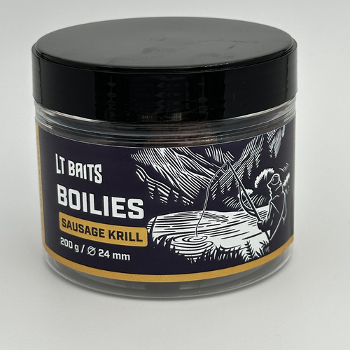 LT Baits Sausage Krill Boilies 24mm 200gr