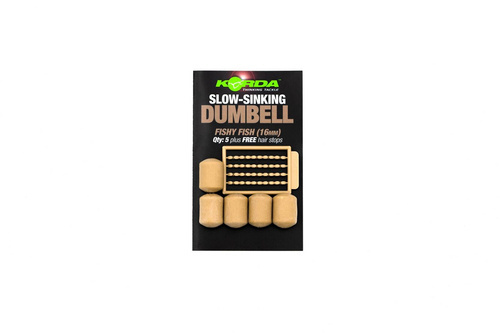 Korda Slow Sinking Dumbell Fishy Fish 12mm