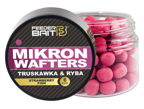 Feeder Bait Prestige Mikron Wafters Truskawka & Ryba 6mm