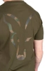Fox Large Print T-Shirt Khaki Camo