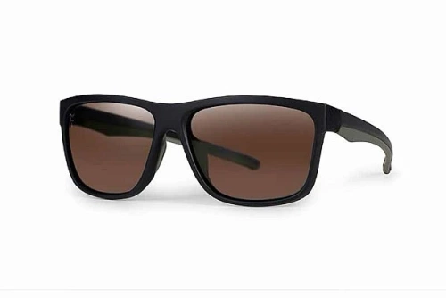 Fox Collection Green & Black Shades Brown Lens