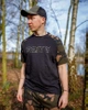 Fox Black Camo Outline Print T-Shirt