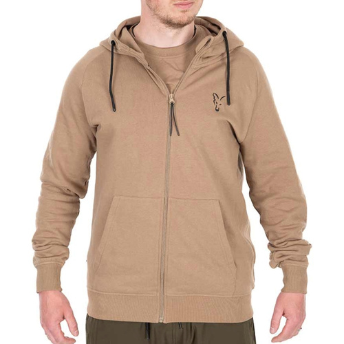 Fox Collection LW Zip Hoody - Tan Ltd