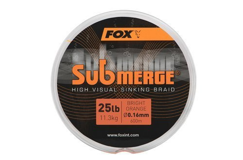 Fox Submerge High Visual Sinking Braid 25lb 600m