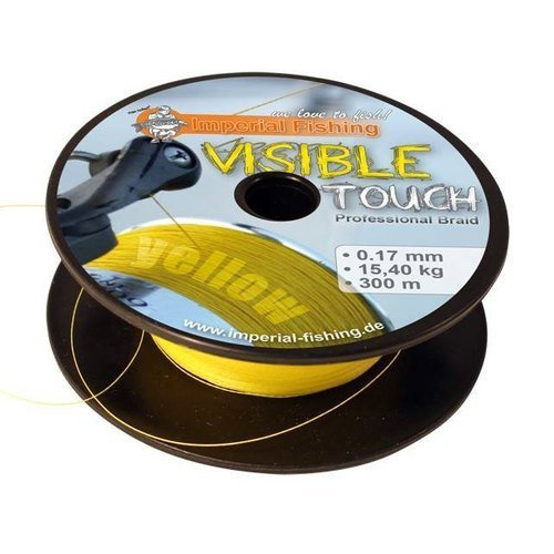 Imperial Baits Visible Touch Yellow 0.17mm 600m