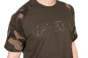 Fox Camo Outline Print T-Shirt Khaki