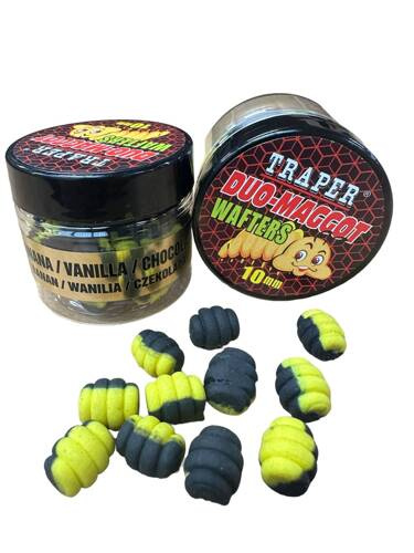 Traper Duo Color Maggot Wafters Banan Wanilia Czekolada 10mm