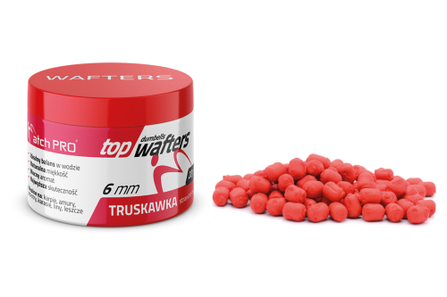 MatchPro Top Dumbells Wafters Truskawka 6mm 20g