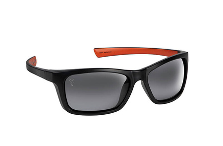 Fox Collection Wraps Black Orange Lenses Grey