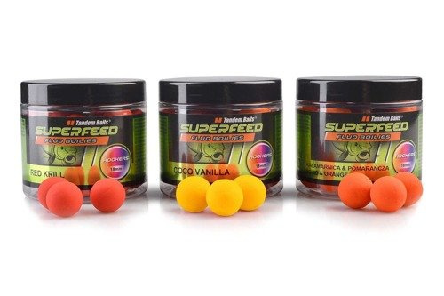 Tandem Baits SuperFeed Fluo Hookers  Owocowa Bestia 18mm 120g - Kulki tonące