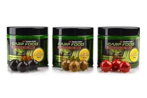 Tandem Baits Carp Food Oil Hookers Japońska Kałamarnica 18mm 120g - Kulki tonące