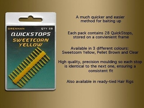 Drennan Pushstop Sweetcorn Yellow