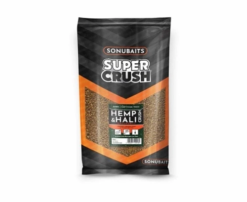 Sonubaits Supercrush Hemp Halibut Groundbait 2kg