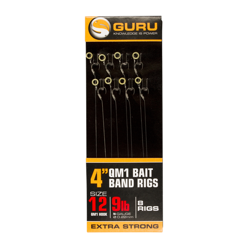Guru Bait Bands QM1 Ready Rig 4" Size 16