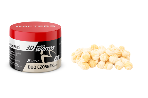 MatchPro 3D Worms Wafters Duo Czosnek 8mm 25g