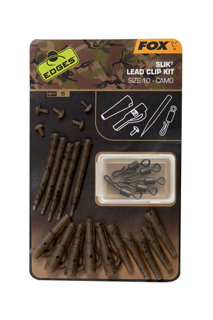 Fox Edges Slik Lead Clip Kit size 10 Camo