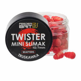 Feeder Bait Twister Mini Ślimak Wafters Truskawka 10/7mm