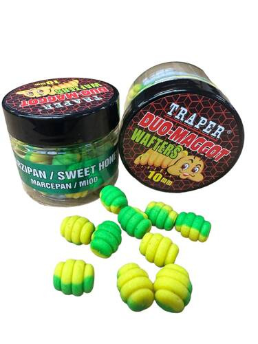 Traper Duo Color Maggot Wafters Marcepan Miód 10mm