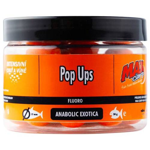 Max Carp Anabolic Exotica Pop Up Fluoro 15mm 50gr