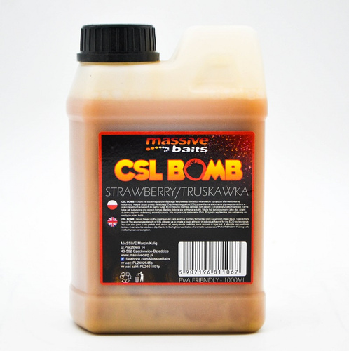 Massive Baits CSL Bomb Strawberry 1L
