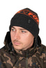 Fox Beanie Black Orange