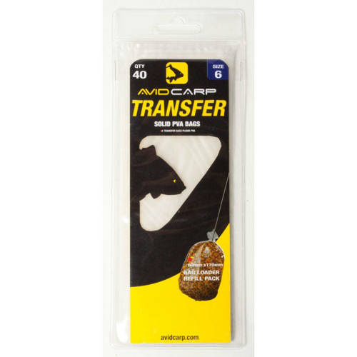 Avid Carp Transfer Solid PVA Bags Size 6  40 szt.