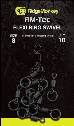 RidgeMonkey Flexi Ring Swivel size 8