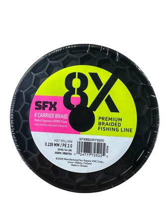 Sufix SFX x8 Hot Yellow 20,5mm 3200m