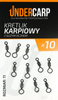 Undercarp Krętlik karpiowy z dużym oczkiem rozmiar 11