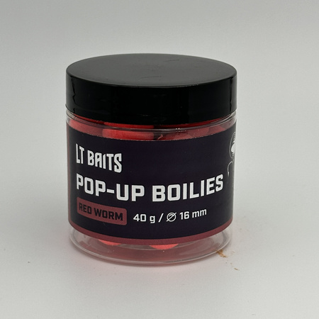 LT Baits Red Worm Pop Up 16mm 40g