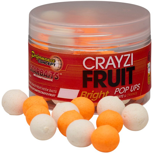 Starbaits Crayzi Fruit Bright Pop Ups 12mm 50g
