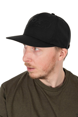 Fox Flat Peak Snapback Hat Black Camo