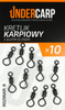 Undercarp Krętlik karpiowy z dużym oczkiem rozmiar 8