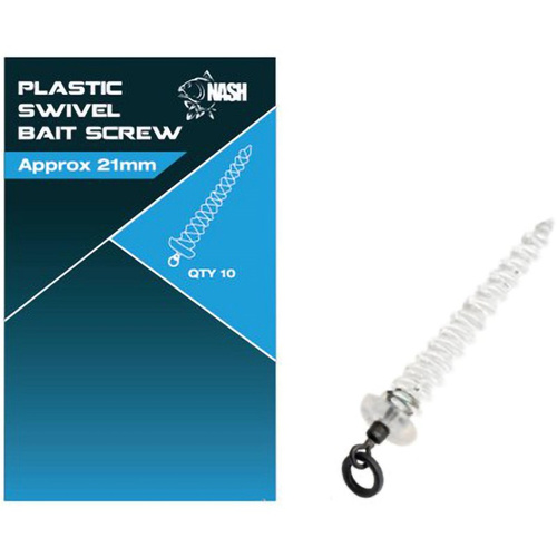 Nash Plastic Swicel Bait Screw 21mm