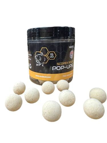 Nash Scopex Squid Pop up White 15mm