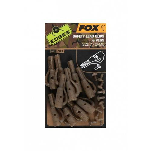 Fox Safety Lead Clip & Pegs size 7 Camo