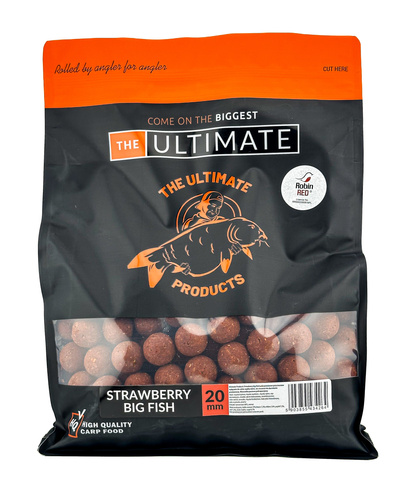 Ultimate Products Strawberry Big Fish 30mm 1kg