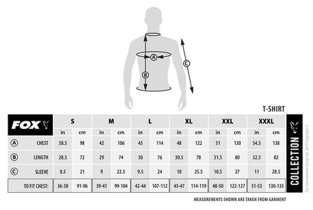 Fox Collection T-Shirt Black Orange