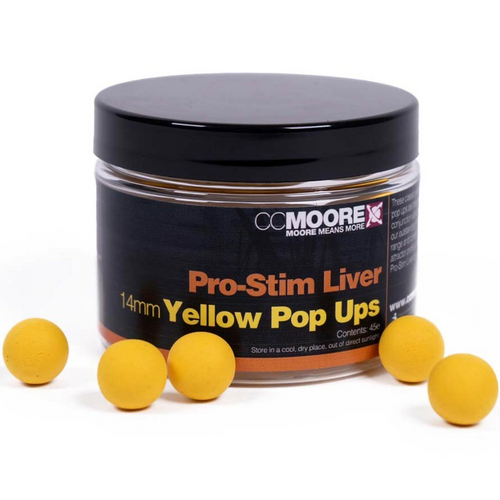 CC Moore Pro Stim Liver Yellow Pop up 14mm