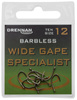 Drennan Wide Gape Specialist Barbless size 4 - Haczyki 10szt.